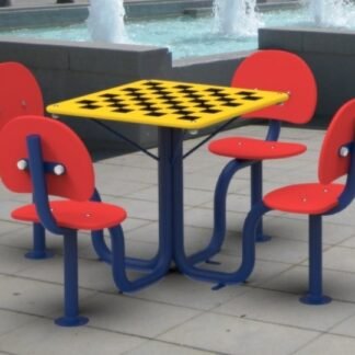 MESA AJEDREZ ANTIVANDÁLICA EXTERIOR 4 ASIENTOS - ASL_844